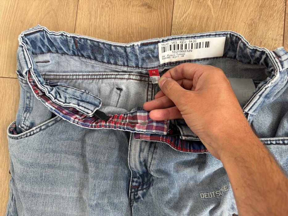 Engelbert Strauss 46 S barbati Denim Workwear pantaloni