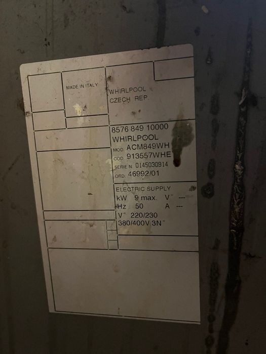 Готварска печка за части