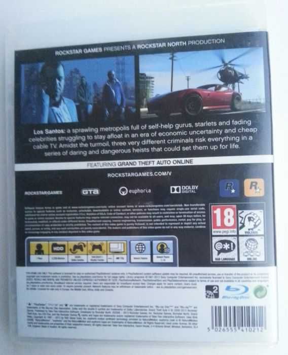 GTA V GTA 5 Grand Theft Auto V  ГТА 5 за ПС3 / PS3 / PLAYSTATION 3