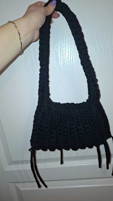 Плетена дамска чанта