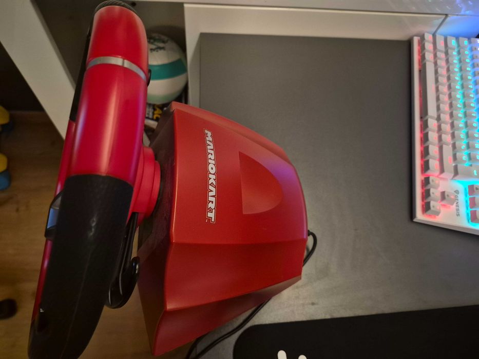 Волан с педали HORI - Pro Deluxe, Mario Kart (Nintendo Switch/PC)