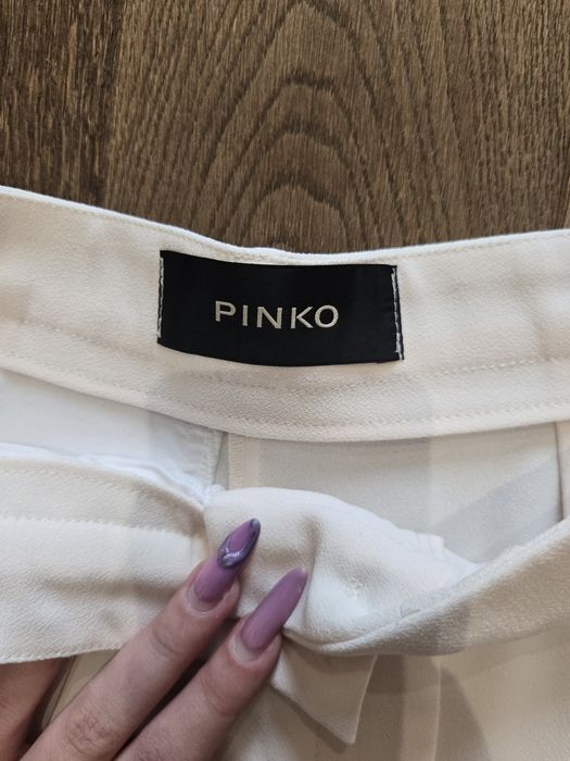 Къси гащи Пинко оригинални бели бежави Shorts Pinko white beige