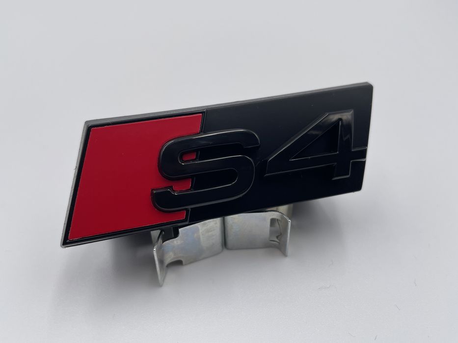 Emblema Audi S4 grila negru