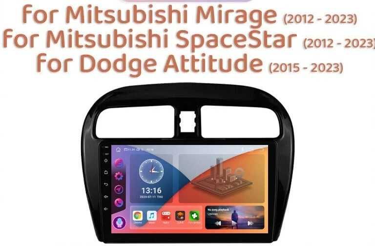 Мултимедия Mitsubishi Mirage Attrage Space Star Dodge Attitude Android