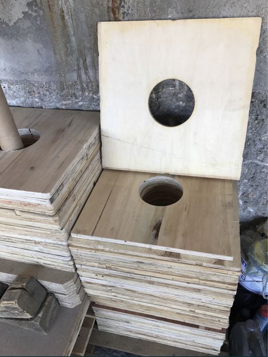 Плоскости от шперплат с отвор ф110