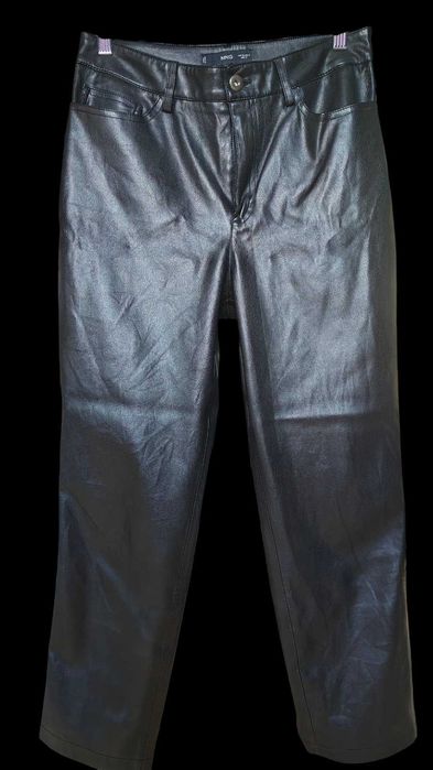 Кожен панталон, черен