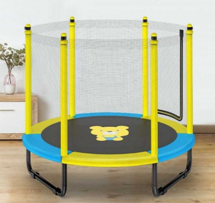 Детски портативен батут със защитна мрежа