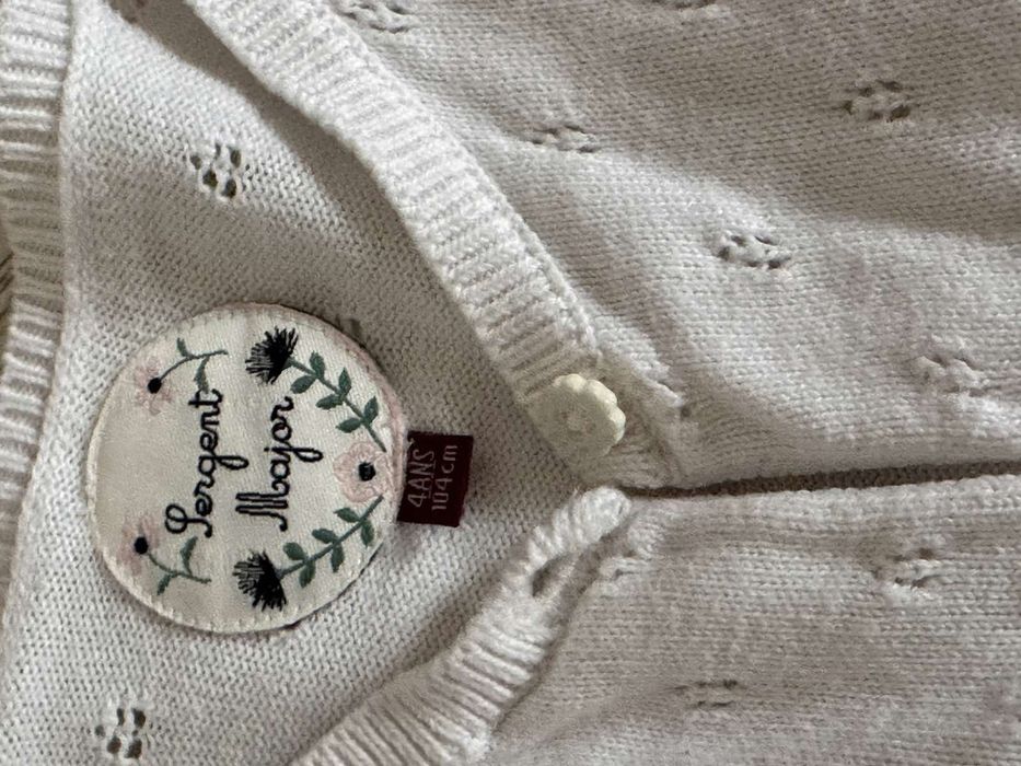 Сет детска рокля с жилетка размер 3-4 год.