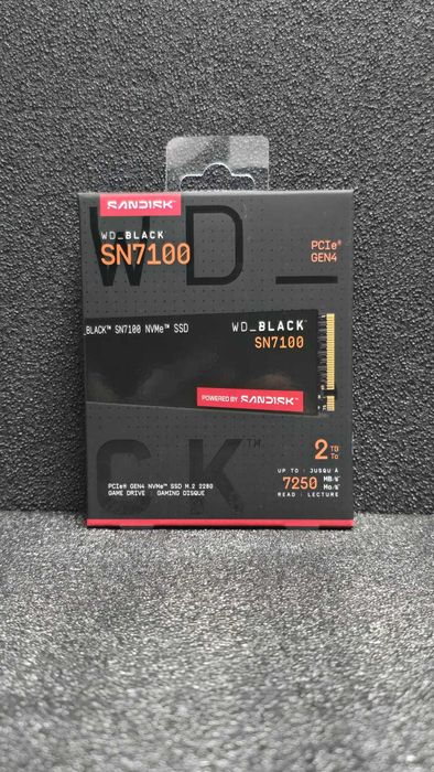 SSD 2TB WD Black SN7100 PCI Express 4.0 x4 M.2 2280