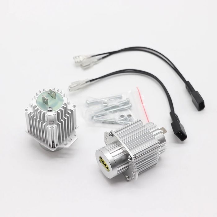 Set becuri leduri angel eyes Bmw seria 3 e90,e91 6000k non facelift