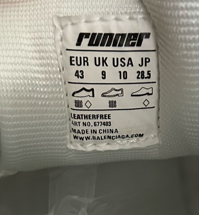 Balenciaga Runner Albi 42 43