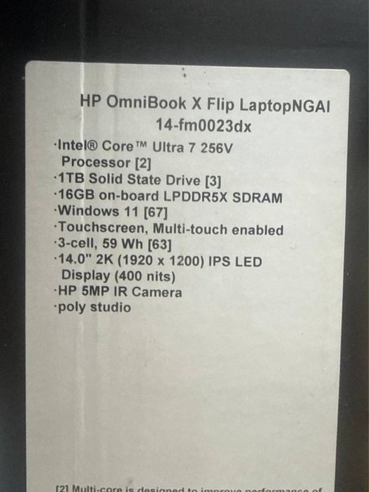 Новый HP OmniBook X flip