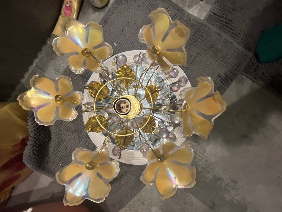 Люстра зеркальная