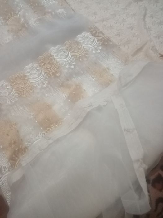 Шторы и ажурная тюль