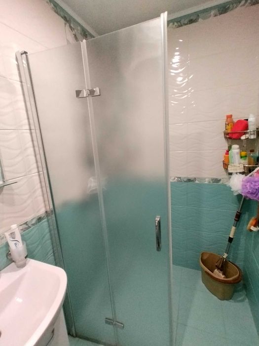 Параван за баня матиран