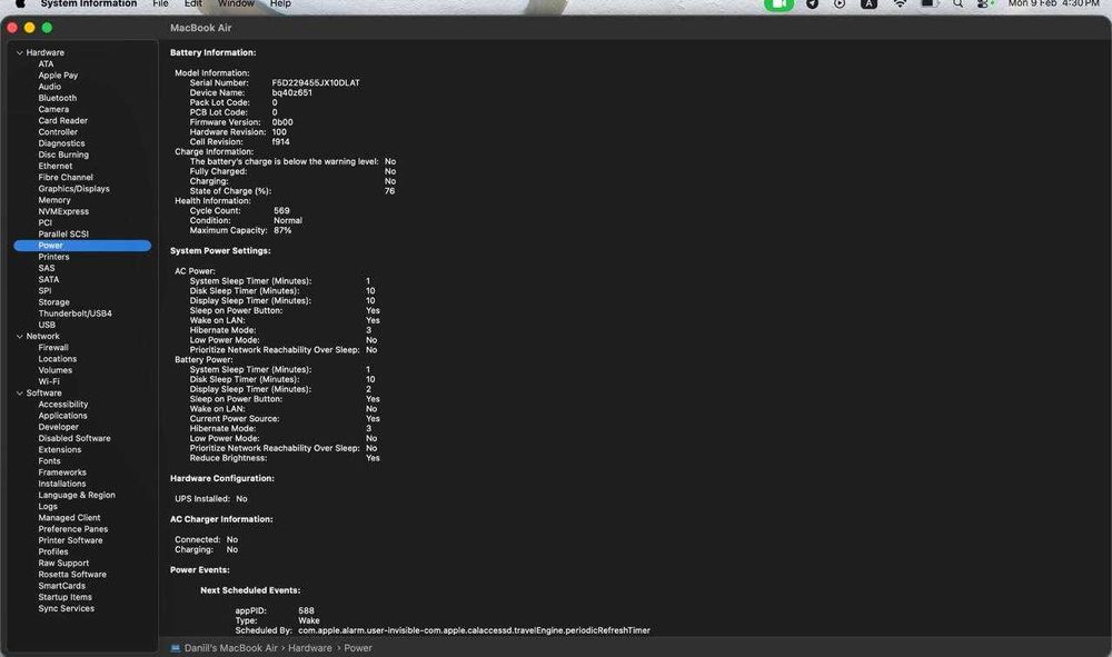 Apple MacBook Air M2 2022 8GB RAM / 512GB SSD