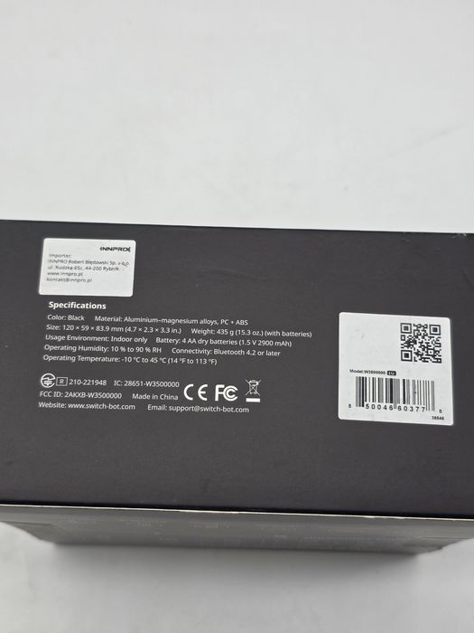 Yala inteligenta SwitchBot Lock Pro, Bluetooth, aluminiu, 120x59x83.9mm, SIGILATA