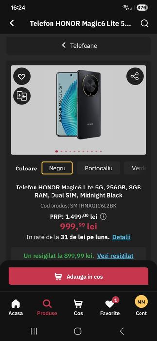 Honor magic 6 lite