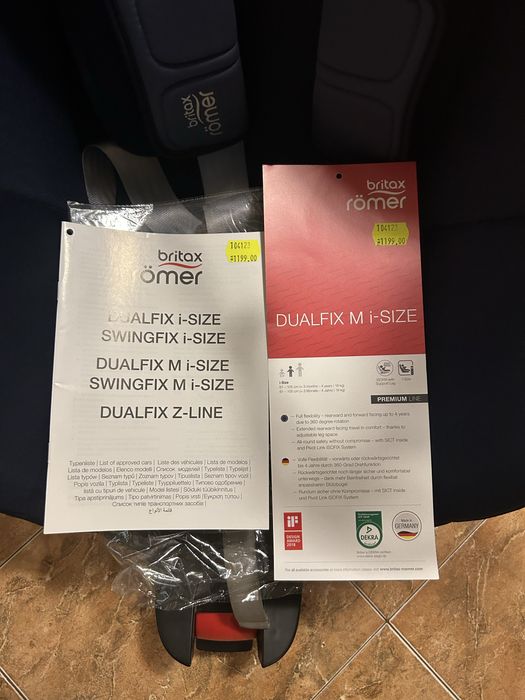 Стол за кола Britax Römer Dualfix Pro M, i-Size, 61-105 см