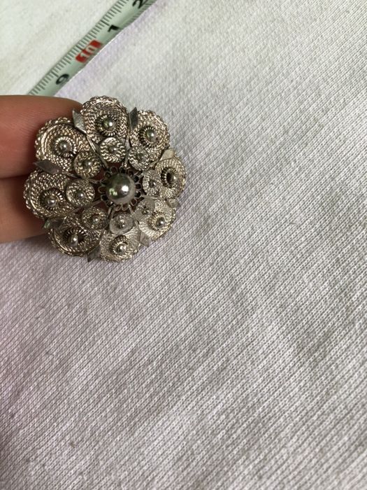 филигранни сребърни  бижута-игли и брошка