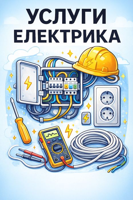 Электрик на выезд- Услуги электрика