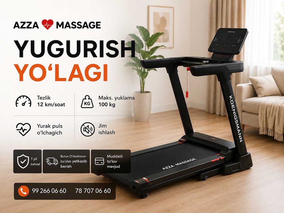Uyingizda yugurish yo'lagi bilan o'z fitness zalingizni yarating