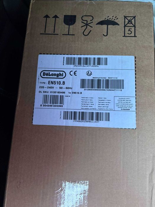 Espressor DeLonghi EN510B, 1450W sigilat