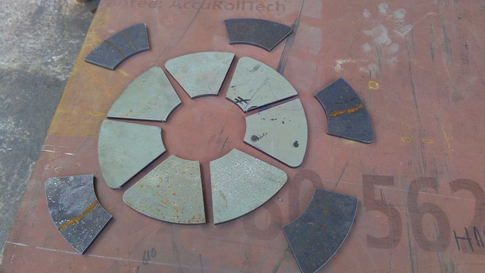 Executie/reparatie funduri si laterale malaxor cu table HARDOX 450/500