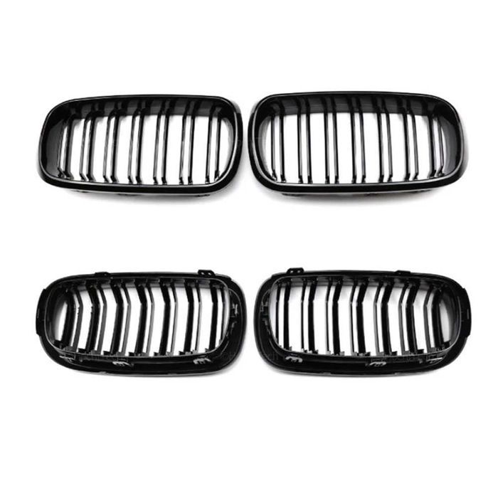 Set 2 grile duble M negru lucios BMW X5 F15 sau X6 F16 2013-2018