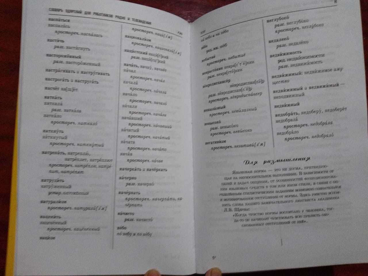 Словарь ударений для работников