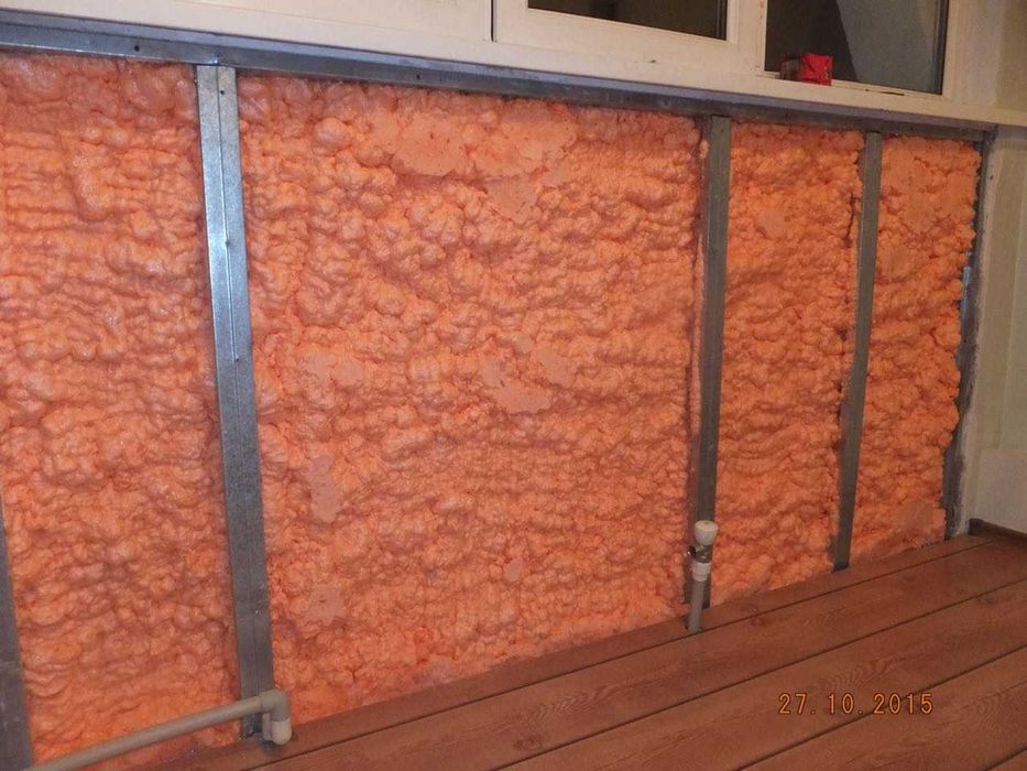 напыляемый ппу утеплитель