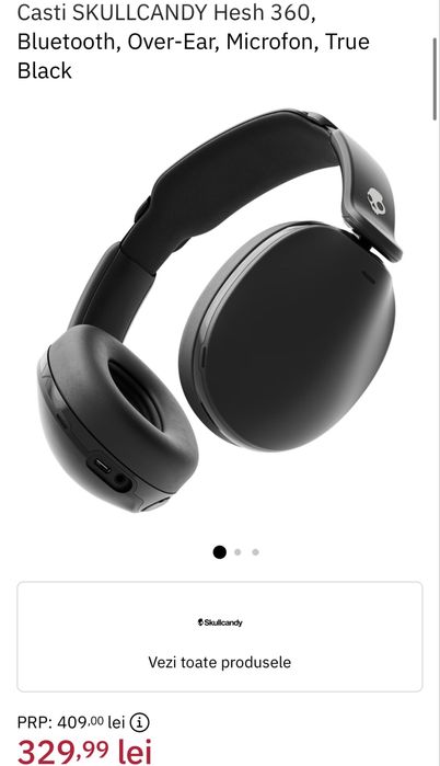 MDM vinde: Casti Skullcandy Hesh 360.