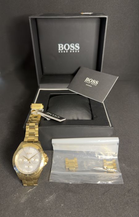 Оригинален златист часовник BOSS (Hugo Boss)