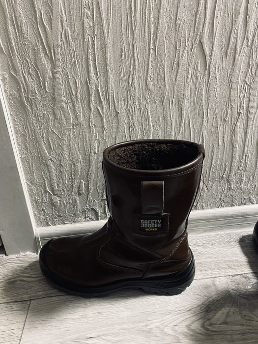 Коженный етік, мех, 42 размер