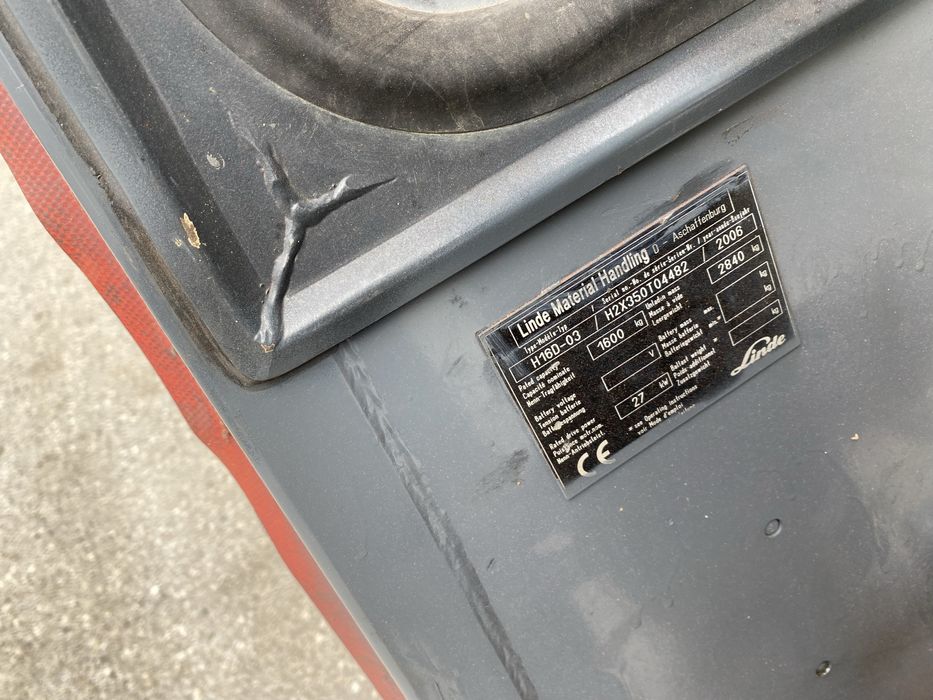 Мотокар linde h16