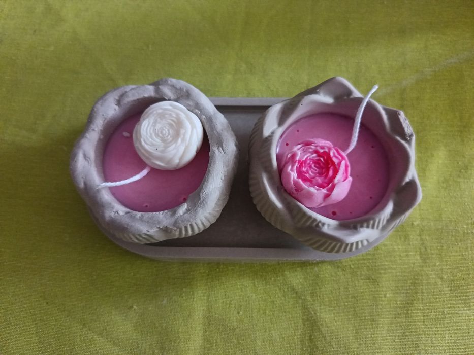 Ароматни свещи и декорация