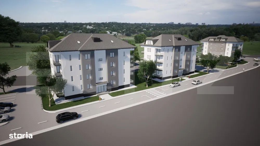 Apartament de vanzare, 2 camere, 51,85 - Gherla