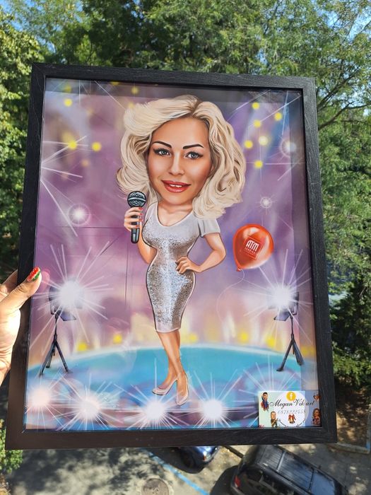 Дигитална  карикатура,портрет или постер