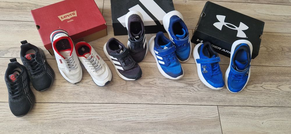 Маратонки за момче, Adidas, Under Armour, Levis, 32 номер