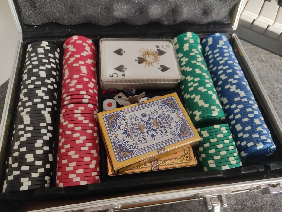 Покерный набор в алюминиевом кейсе
