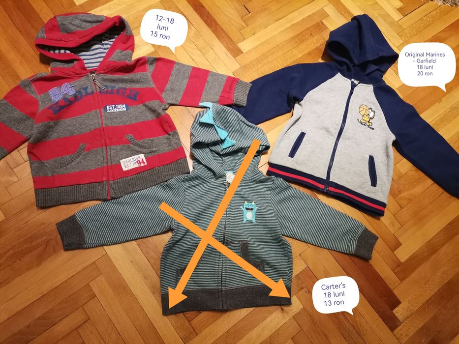 Lot hăinuțe pentru băieți 86 cm