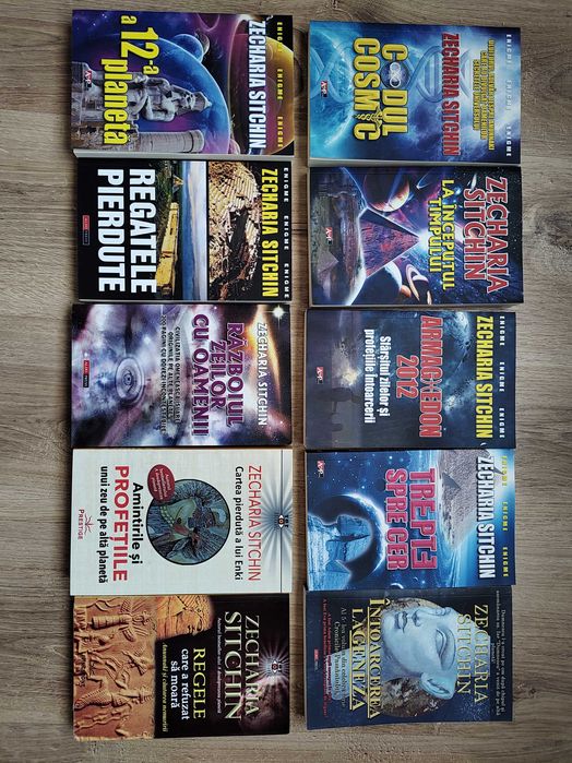 Zecharia Sitchin – ciclul Cronicile pamantului, 8 vol +2 titluri