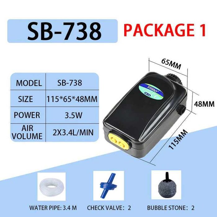 Компрессор для аквариума Sobo sb 718