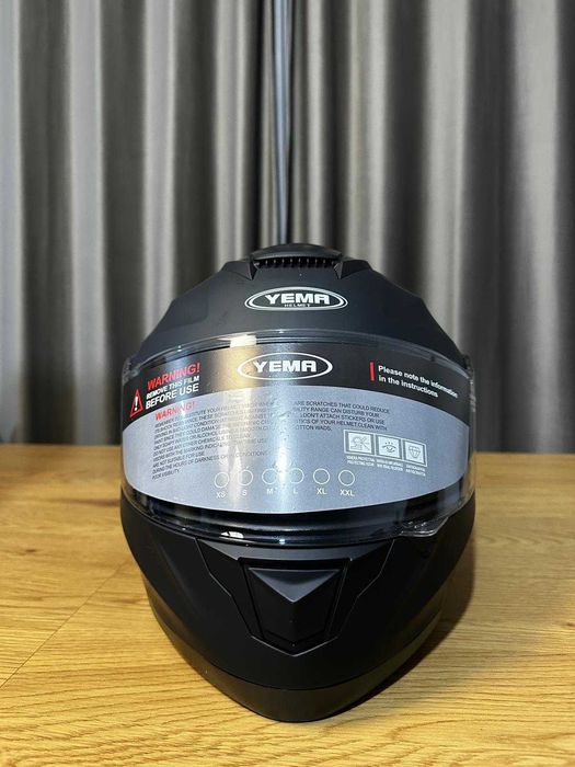 Casca moto Noua YEMA YM-926, Flip-Up, Viziera Dubla, marimea L