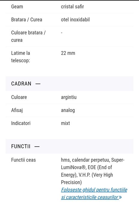 Ceas barbatesc Longines Conquest V.H.P. | L3.726.4.76.6