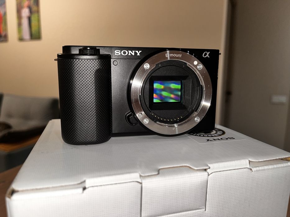 Sony ZV-E10 с объективом Sigma 16mm