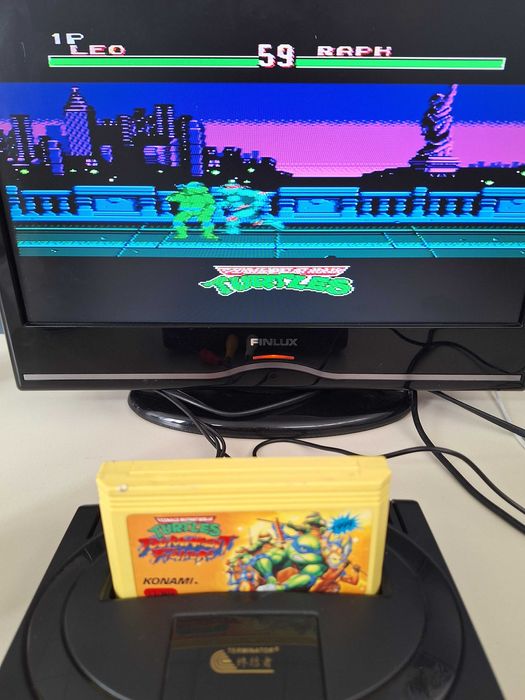 Turtles Tournament Fighters, caseta discheta clasica cu joc consola TV