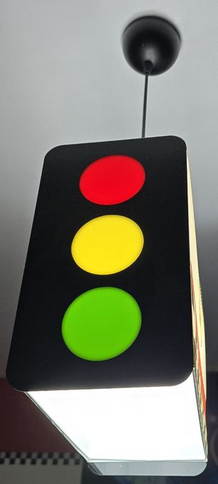 Детски абажур Светофар