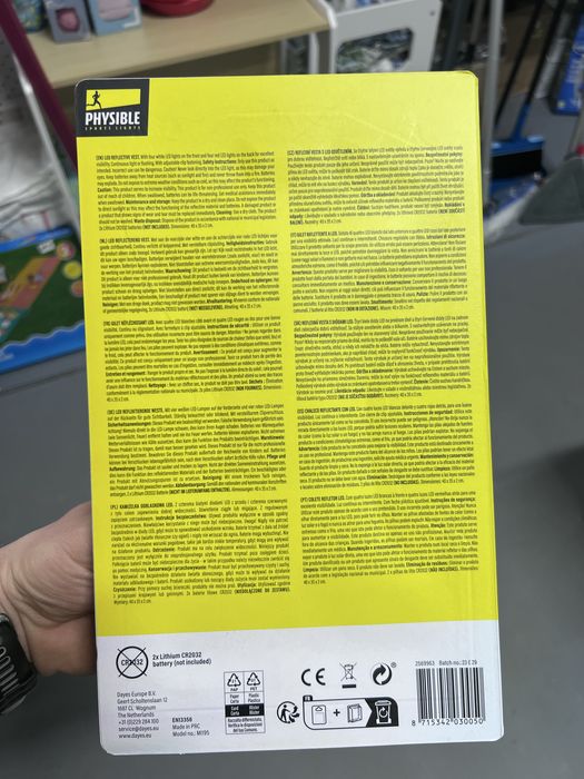 Vestă reflectorizantă LED alergare, ciclism vizibilitate noapte