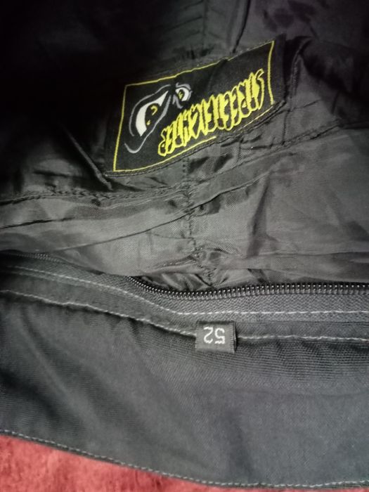 Pantaloni moto textil cu protecții, mărimea 52